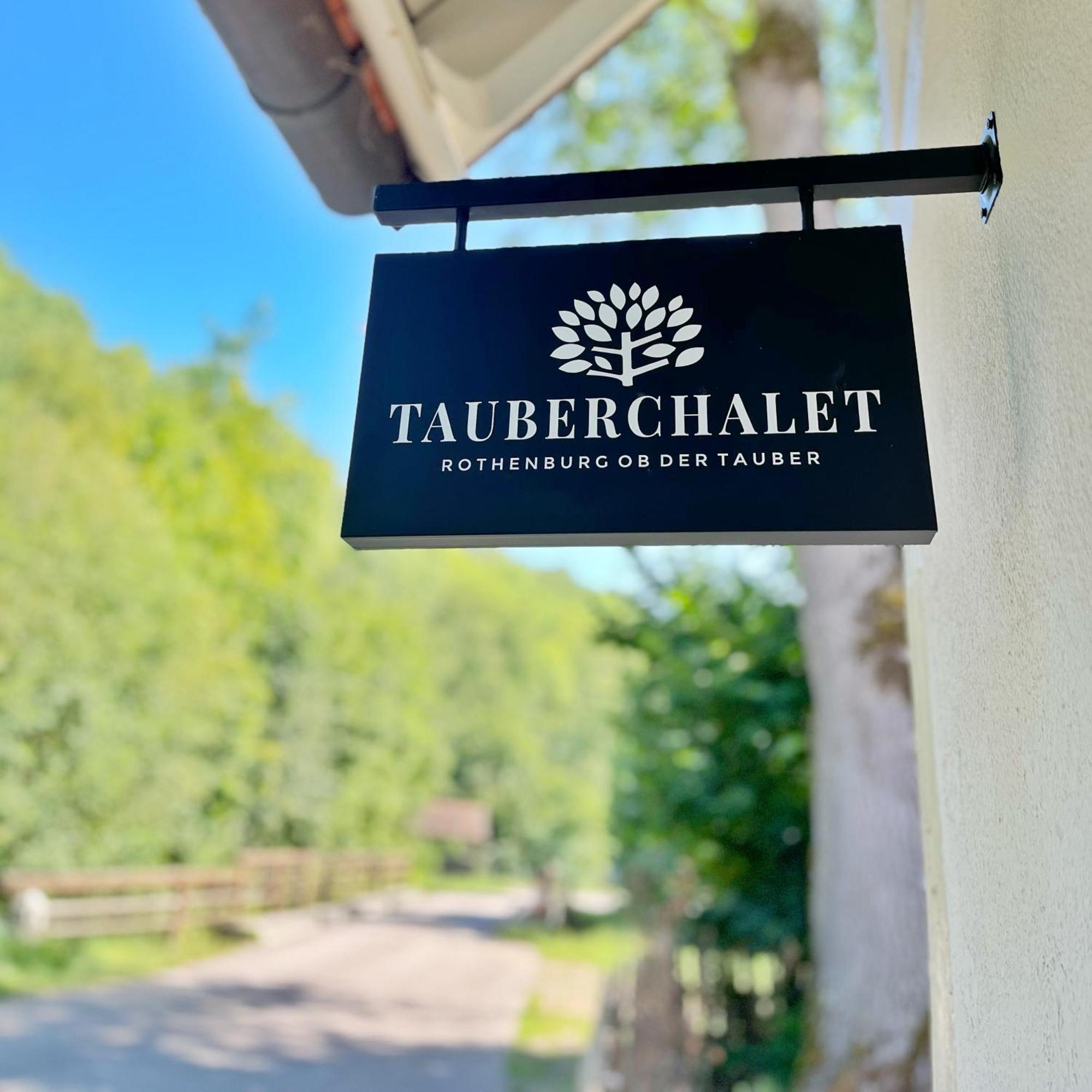Tauberchalet I Boutique-Ferienhaus Mit Sauna, Whirlpool & Natur I 10Min Walk To Historic Old Town Ротенбург-на-Таубере Экстерьер фото